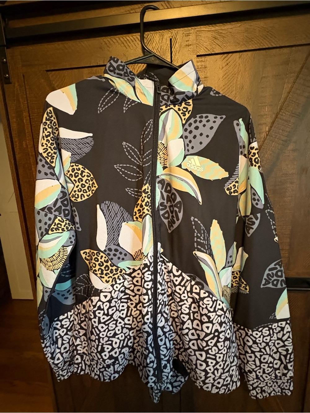 Adidas Navy Farm Rio Floral Track Jacket and Pants Set